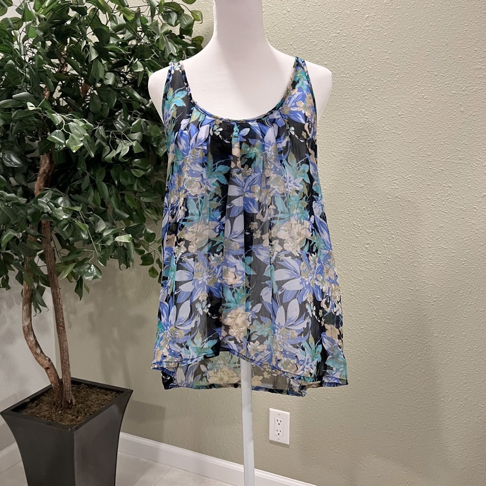 Flower Print Spring Top